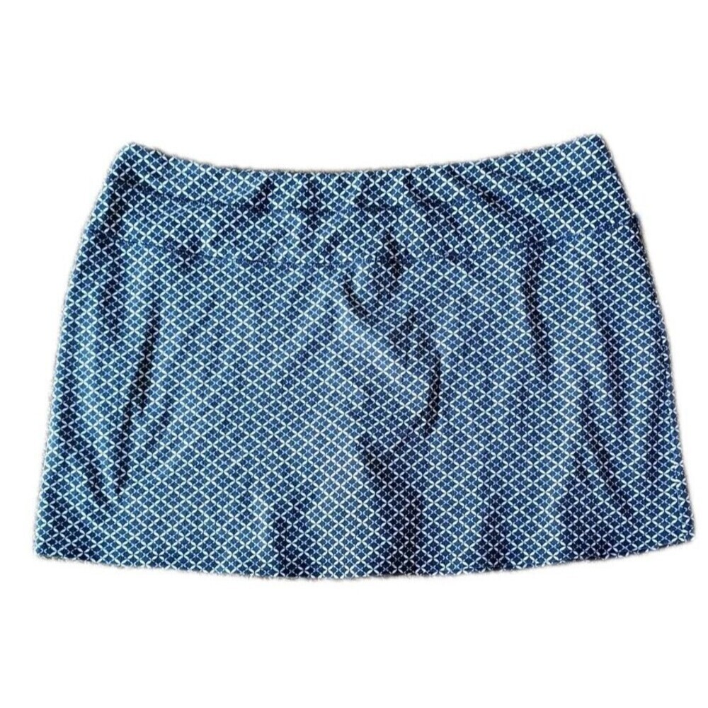 Intro Love The Fit Skort Athletic Skirt Size 3X Navy Blue Tummy Control  Sporty